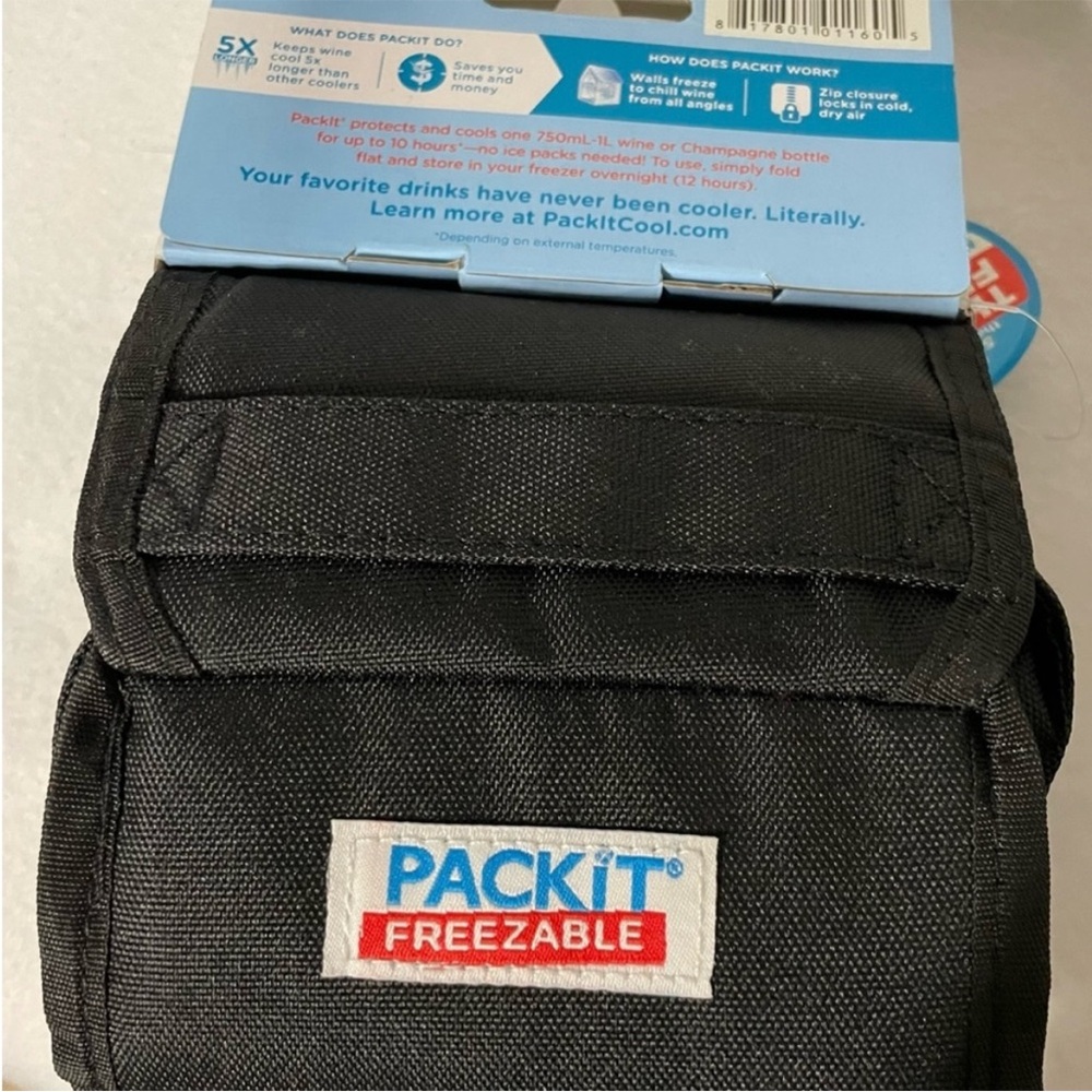 PackIt Freezable Wine Bags - Black and Multicolor - Picture 3 of 5